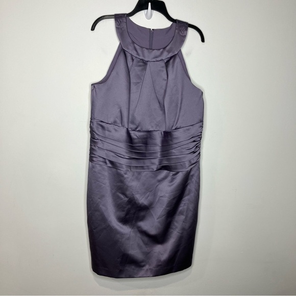 Elegant Purple Sleeveless Dress (David's Bridal) - Picture 1 of 5